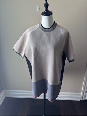 Reebok Cardio Knit Fashion Tee Oversized Sporty Boxy
